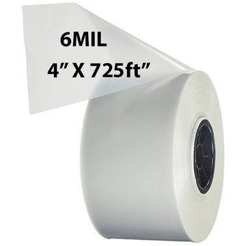Poly Tubing Roll 6 mil 4" X 725'